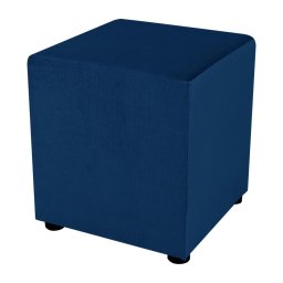 Pufe SIX 40x40 cm azul escuro