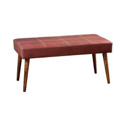 Pufe VITO 46x92 cm vermelho