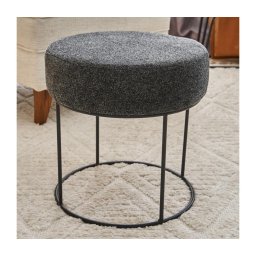 Banqueta JAVI, diâmetro 40 cm, antracite