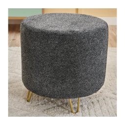 Pufe NANI Ø 40 cm antracite