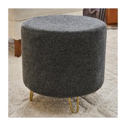 Pufe NANI Ø 40 cm antracite
