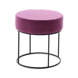 Pufe RELO, diâmetro 40 cm, rosa