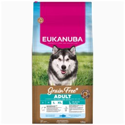2x12kg Grain Free Adult Large & Giant Breed peixe de mar Eukanuba