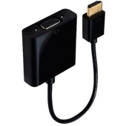 Temium Adaptador Accsup HDMI / VGA 20cm - Preto