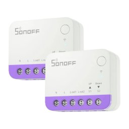 Sonoff MINI-RBS Interruptor Inteligente Wi-Fi p/ controlo de estores c/ Matter Pack 2 unidades
