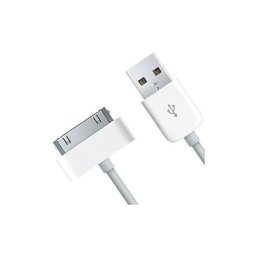 Cabo de Dados Iphone 3G/3GS, Iphone 4, Iphone 4S, Ipad, Ipad2, Ipod Compativel em Bulk