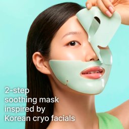 Dr. Jart + Cosméticos Faciais Cryo Rubber Soothing Hydrogel Mask Máscara facial calmante