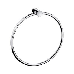 NIMCO BR 11060L-26 - Suporte de parede para toalha BORMO diâmetro 20 cm cromado brilhante