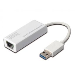 Adaptador de Rede USB 3.0 para RJ45 DIGITUS DN-3023 Branco