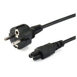 Cabo de Alimentação ACC 3 Pinos (Trevo) para Transformador de Portatil 1.8m Preto