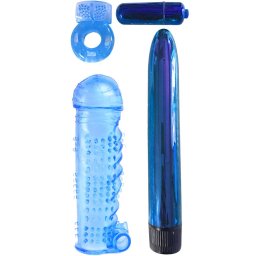 CLASSIX - KIT PARA CASAIS DE PRAZER SUPREMO AZUL