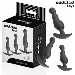 ADDICTED TOYS - CONJUNTO DE 3 PLUG ANAL MODELO 1