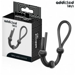 ADDICTED TOYS - CORDA DE SILICONE PARA O PÊNIS DE TRIPLO LOOP