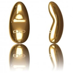 LELO - MASTURBADOR YVA COM VIBRAO DE OURO