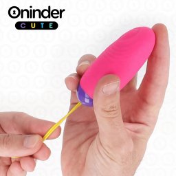ONINDER CUTE - OVO DE SILICONE COM VIBRAÇÕES PARA PRAZER E AMOR - APLICATIVO GRATUITO GLOBAL