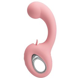 PRETTY LOVE - ERYNNYES VIBRADOR PONTO G + ESTIMULADOR DE CLITÓRIS 10 VIBRAÇÕES ROSA