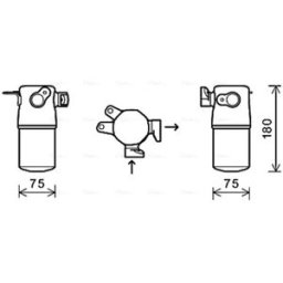 Secador, ar condicionado AVA COOLING AID347