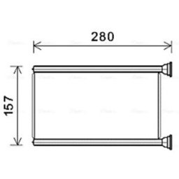 Aquecedor de água AVA COOLING JEA6069 AVA
