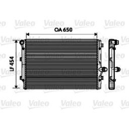 Radiador, arrefecimento do motor VALEO 734333