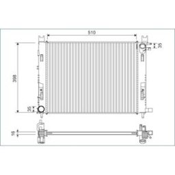 Radiador VALEO 701120