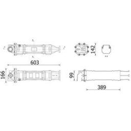 Radiador, recirculação dos gases de escape MAHLE CE 48 000P