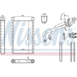 Aquecedor de água NISSENS 707282