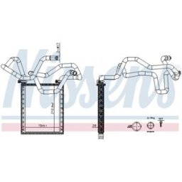 Aquecedor de água NISSENS 707305