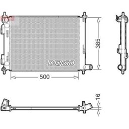 Radiador, arrefecimento do motor DENSO DRM43013
