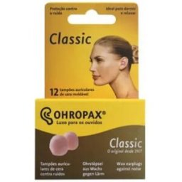 Ohropax Classic Tampões Auriculares De Cera 12 Unidades