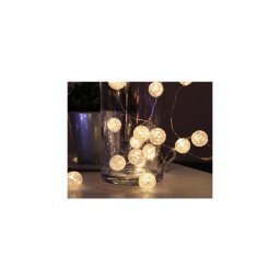 Eglo 411068 - LED cordão DEW DROP 15xLED/3xAA 1,4m