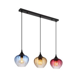 Globo 15748-3H - Candeeiro suspenso SANDER 3xE27/60W/230V