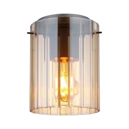 Globo 15904DA - Iluminação de teto TULIVAR 1xE27/40W/230V diâmetro 18 cm castanho