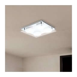 Eglo 75329 - Luminária de Teto LED ABIOLA 4xLED/6W/230V, cromo brilhante