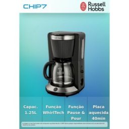 Máquina de Café Russell Hobbs Brontë 26780-56 Preto Fosco