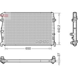 Radiador, arrefecimento do motor DENSO DRM32058