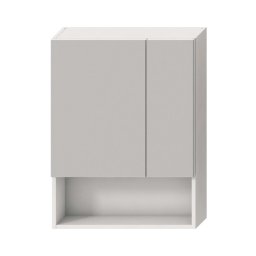 JIKA H4532410383041 - Armário espelhado LYRA 80x60 cm branco com prateleira