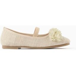 ZIPPY Sabrinas em linho com flores para menina, bege Beige 31