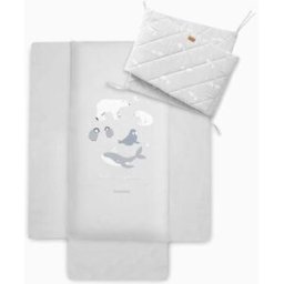 Edredão e Resguardo para Berço Bonjour Bebe 60x120 Cm, Polaris Grey