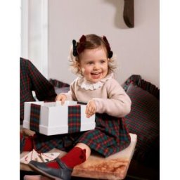 ZIPPY Vestido combinado com padrão xadrez You&Me; para bebé menina, multicolor Beige 12-18 Months