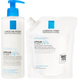 La Roche Posay Lipikar Syndet AP+ Creme Lavante Relipidante 400ml + Recarga