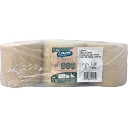 Amoos Rolos de Papel Chaminé Naturally Soft – 125m – 6 unidades