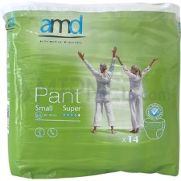 Cuecas Fralda AMD - Super - Tamanho S - 14 unidades