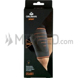Coxa Elástica Preta - Orliman Sport