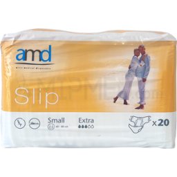 Fraldas AMD - Slip Extra - Tamanho S - 20 unidades