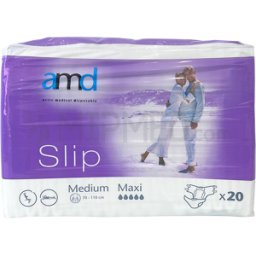 Fraldas AMD - Slip Maxi - Tamanho M - 20 unidades