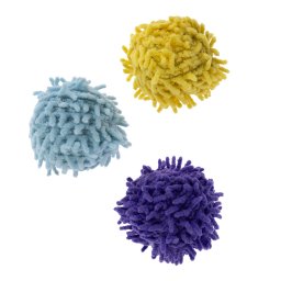 TIAKI Pompom Conjunto de bolas com erva-gateira para gatos 3uds.