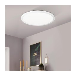 Eglo 31699 - Iluminação de teto LED RGBW com regulação ROVITO-Z LED/16,5W/230V branco
