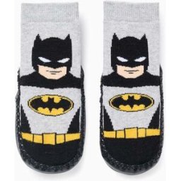 WARNER BROS Meias-Pantufas para Menino 'Batman', Cinza/Preto Cinzento 19-20