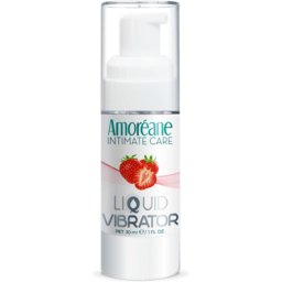 Vibrador Liquido Amoréane Morango (30 ml)