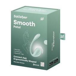 Ovo Vibratório Recarregável Satisfyer Smooth Petal Wearable Vibrator Menta